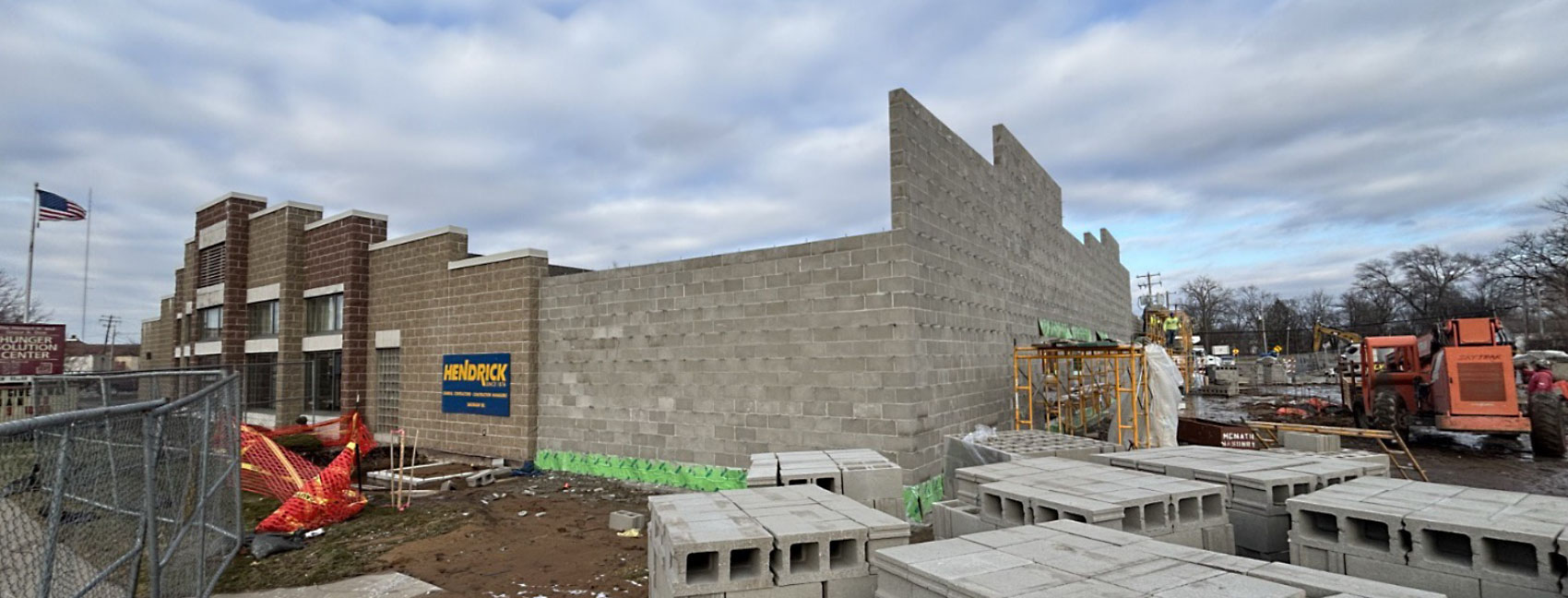 Photo: new building being constructed